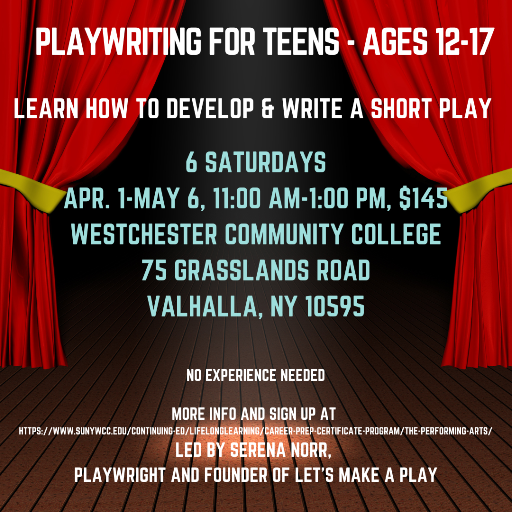 Playwriting for Teens